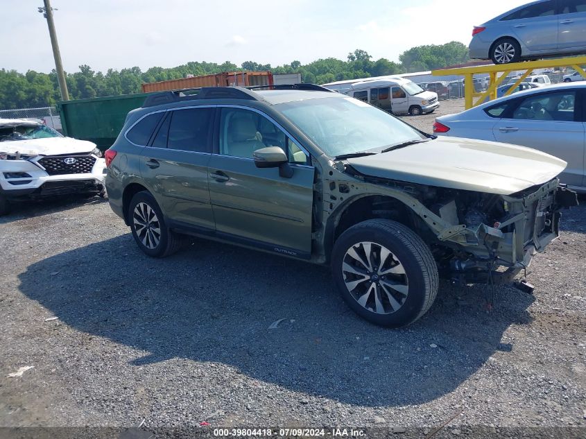 2017 Subaru Outback 2.5I Limited VIN: 4S4BSANC6H3208661 Lot: 39804418