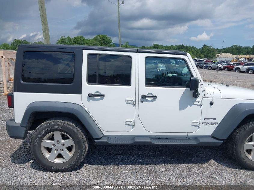 2015 Jeep Wrangler Unlimited Sport VIN: 1C4BJWDG5FL545893 Lot: 39804430