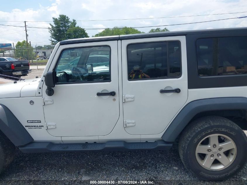 2015 Jeep Wrangler Unlimited Sport VIN: 1C4BJWDG5FL545893 Lot: 39804430