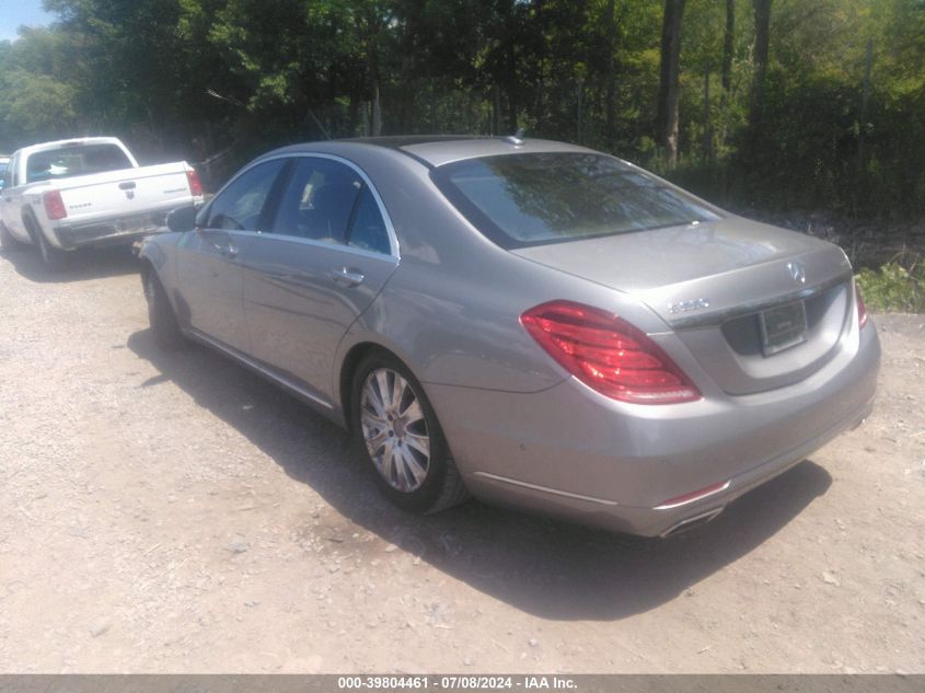 2014 Mercedes-Benz S 550 4Matic VIN: WDDUG8FB1EA053138 Lot: 39804461