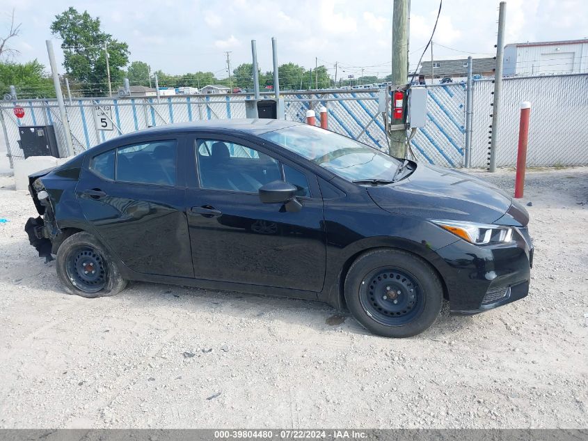 2022 Nissan Versa 1.6 S Xtronic Cvt VIN: 3N1CN8DV9NL847390 Lot: 39804480