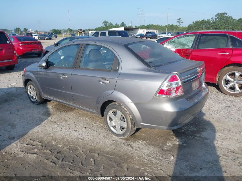 KL1TD5DE9BB186124 | 2011 CHEVROLET AVEO