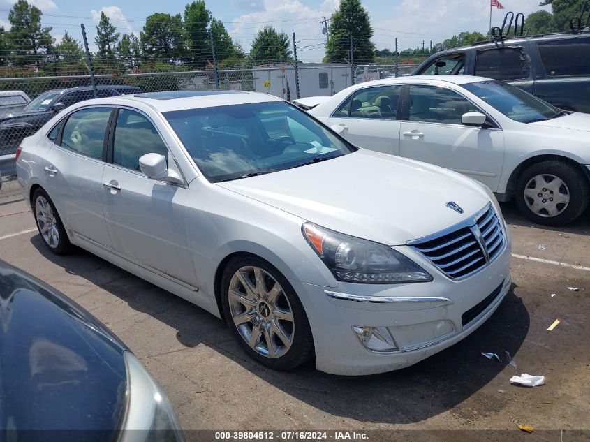 2013 Hyundai Equus Signature/Ultimate VIN: KMHGH4JH1DU61953 Lot: 39804512