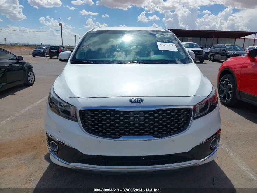 2018 Kia Sedona Sx Limited VIN: KNDME5C16J6379671 Lot: 39804513