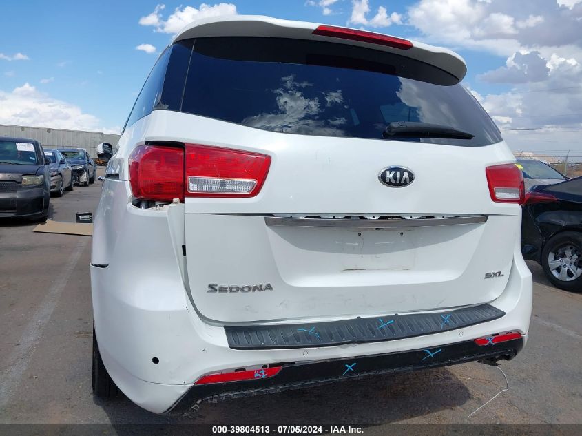 2018 Kia Sedona Sx Limited VIN: KNDME5C16J6379671 Lot: 39804513