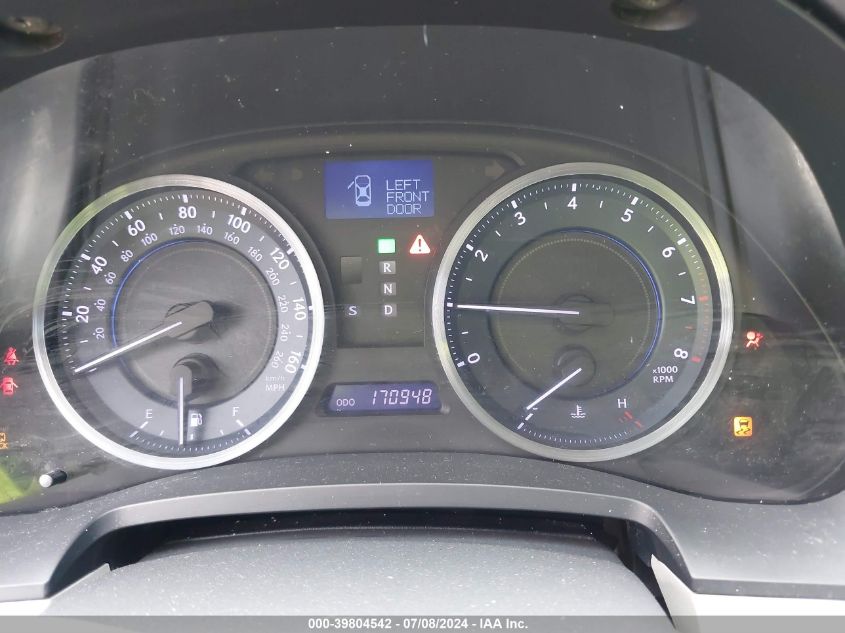 2011 Lexus Is 250 VIN: JTHBF5C2XB5135038 Lot: 39804542