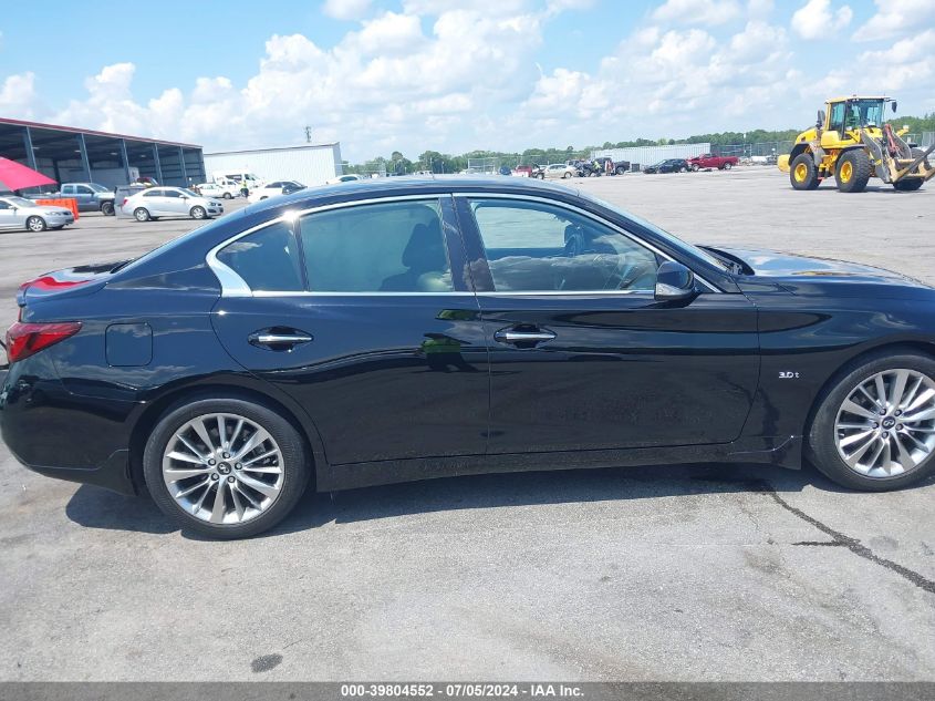 2019 Infiniti Q50 3.0T Luxe VIN: JN1EV7AP4KM519157 Lot: 39804552