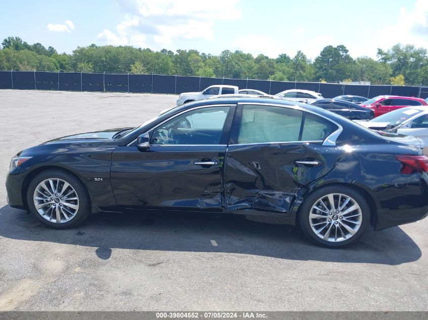 2019 Infiniti Q50 3.0T Luxe VIN: JN1EV7AP4KM519157 Lot: 39804552