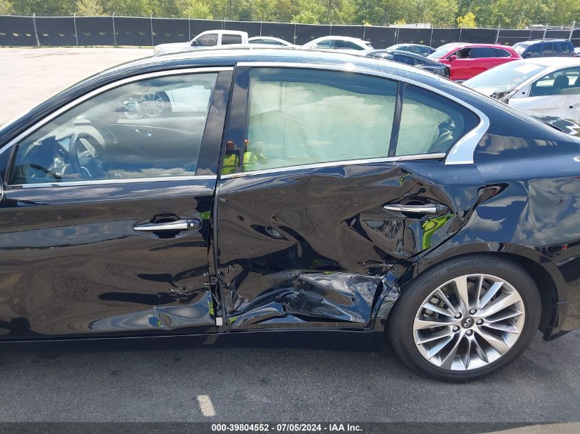 2019 Infiniti Q50 3.0T Luxe VIN: JN1EV7AP4KM519157 Lot: 39804552