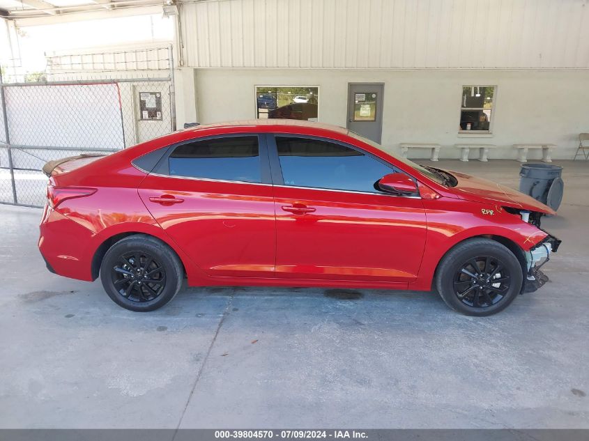 2022 Hyundai Accent Se/Sel VIN: 3KPC24A61NE180217 Lot: 39804570