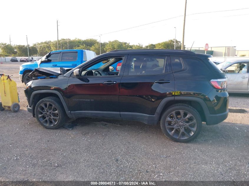 2021 Jeep Compass 80Th Edition VIN: 3C4NJDEB1MT532581 Lot: 39804573