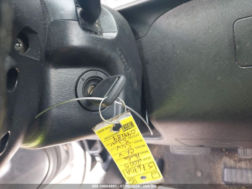 2005 Honda Cr-V Ex VIN: JHLRD78815C044189 Lot: 39804591