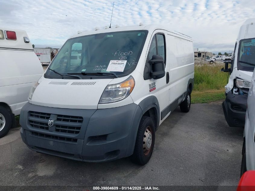 VIN 3C6TRVAG9HE546205 2017 RAM PROMASTER 1500 no.2