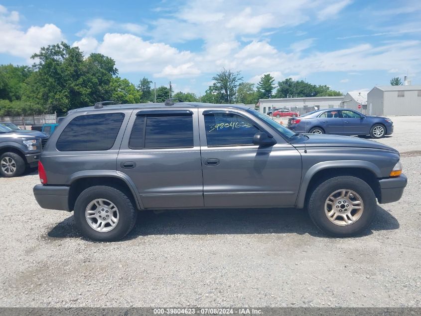 2003 Dodge Durango Slt Plus VIN: 1D4HR58N03F610474 Lot: 39804623