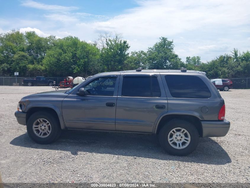 2003 Dodge Durango Slt Plus VIN: 1D4HR58N03F610474 Lot: 39804623