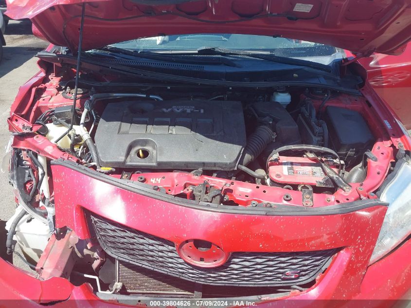 2010 Toyota Corolla S/Le/Xle VIN: 1NXBU4EE0AZ311832 Lot: 39804626