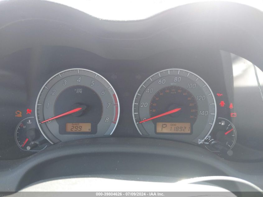 2010 Toyota Corolla S/Le/Xle VIN: 1NXBU4EE0AZ311832 Lot: 39804626