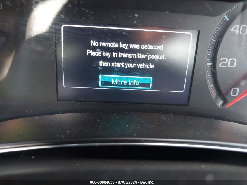 2016 Chevrolet Impala 2Lz VIN: 2G1145S39G9114861 Lot: 39804639