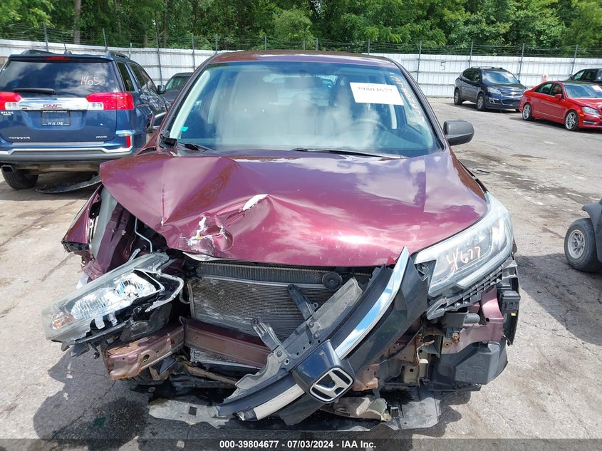 2015 Honda Cr-V Lx VIN: 5J6RM4H32FL059845 Lot: 39804677