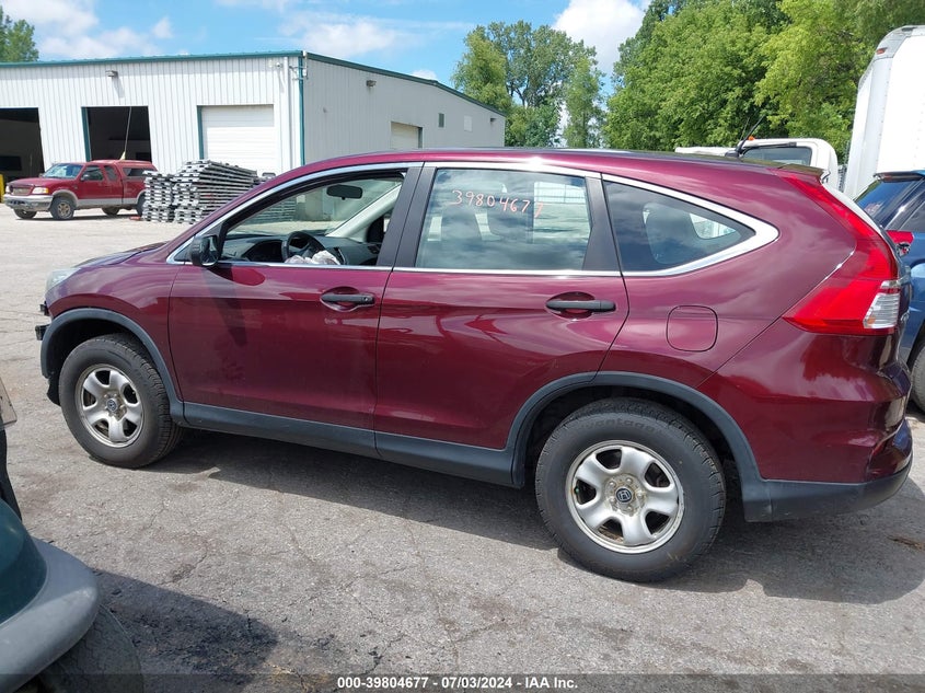 2015 Honda Cr-V Lx VIN: 5J6RM4H32FL059845 Lot: 39804677
