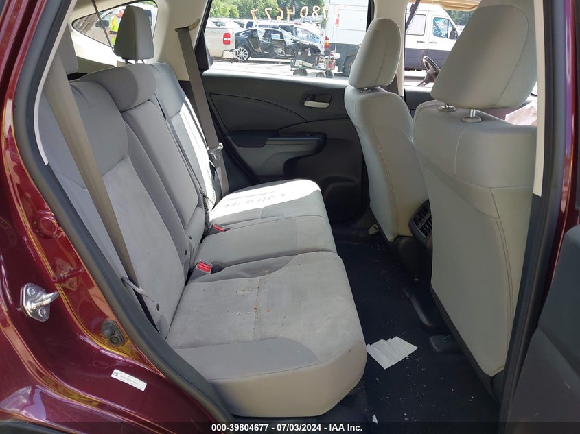 2015 Honda Cr-V Lx VIN: 5J6RM4H32FL059845 Lot: 39804677