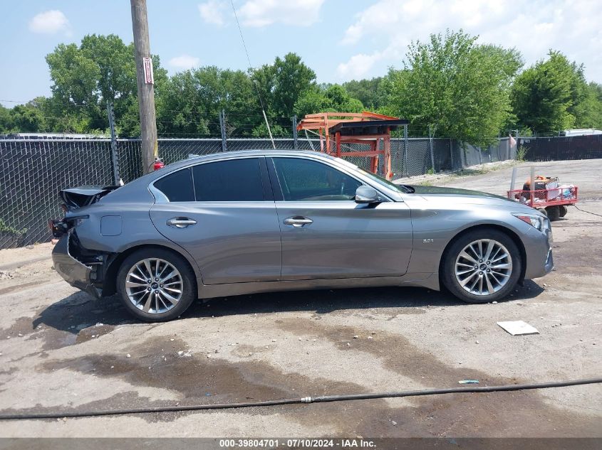 2018 Infiniti Q50 3.0T Luxe VIN: JN1EV7AR8JM431860 Lot: 39804701