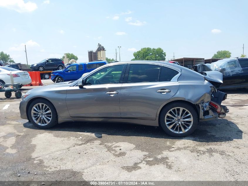 2018 Infiniti Q50 3.0T Luxe VIN: JN1EV7AR8JM431860 Lot: 39804701