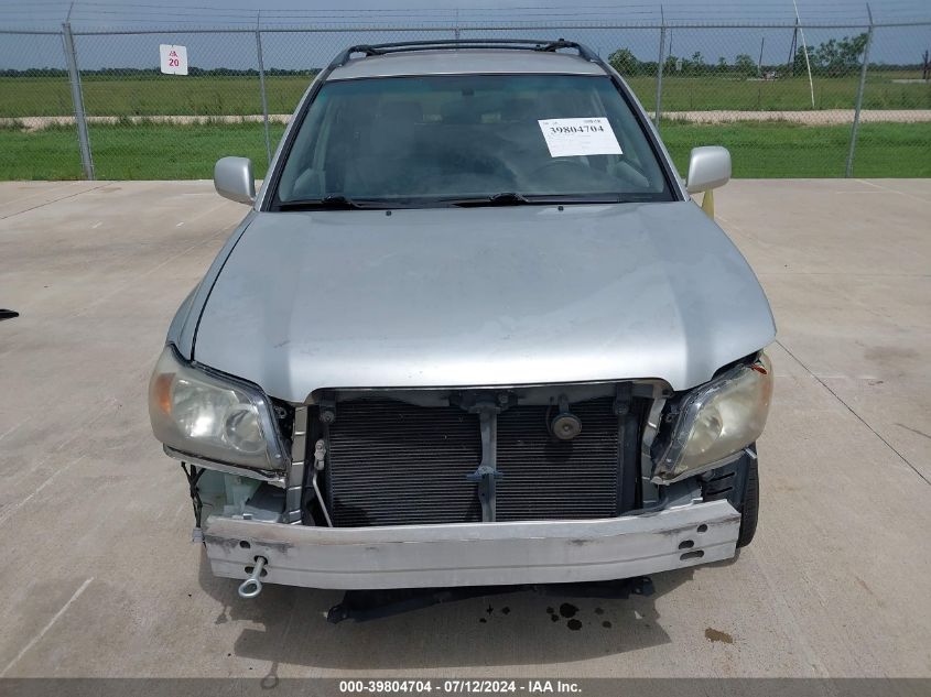 2006 Toyota Highlander V6 VIN: JTEDP21AX60124586 Lot: 39804704