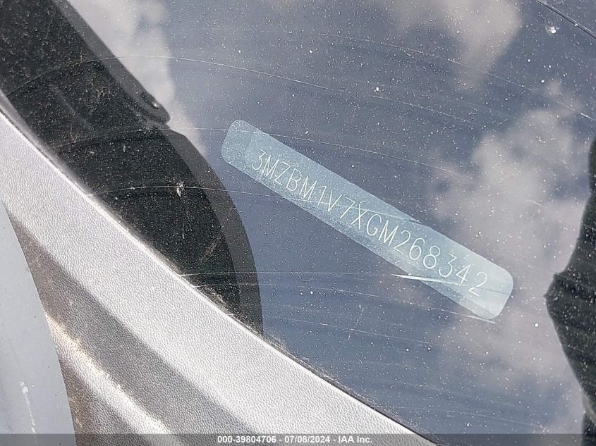 2016 Mazda Mazda3 I Touring VIN: 3MZBM1V7XGM268342 Lot: 39804706