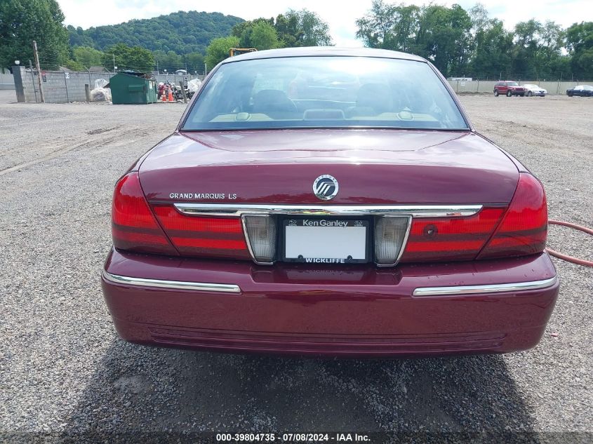 2004 Mercury Grand Marquis Ls VIN: 2MEHM75W44X615833 Lot: 39804735