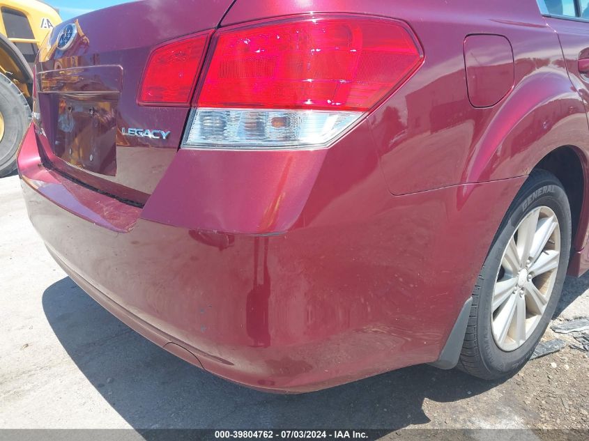 2012 Subaru Legacy 2.5I Premium VIN: 4S3BMCG6XC3009722 Lot: 39804762
