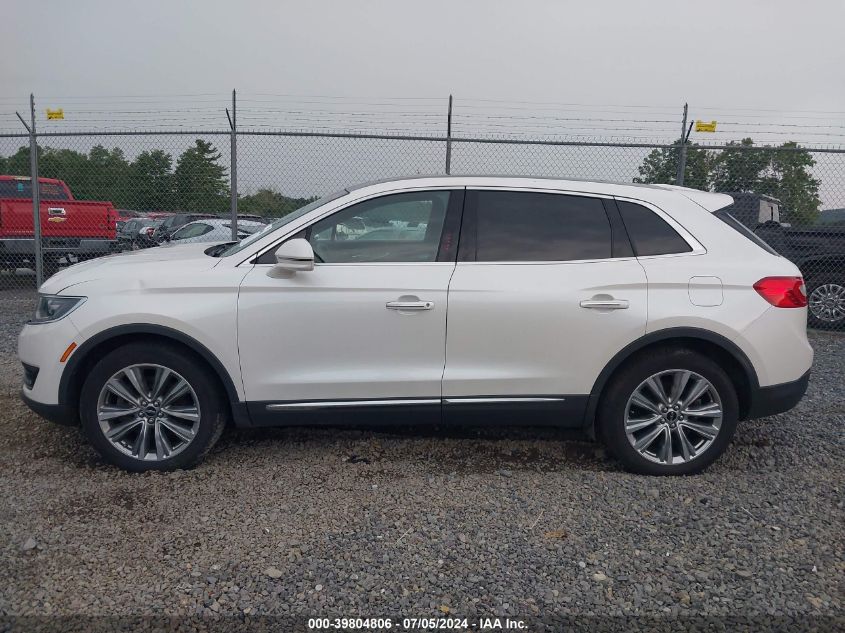 2016 Lincoln Mkx Reserve VIN: 2LMTJ8LP6GBL45883 Lot: 39804806