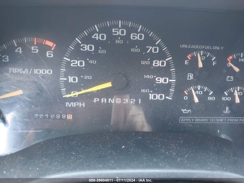 1996 Chevrolet Gmt-400 C1500 VIN: 1GCEC19RXTE104751 Lot: 39804811