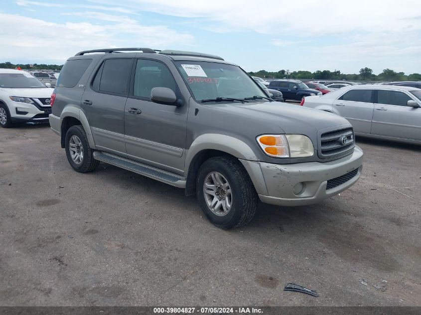 2003 Toyota Sequoia Sr5 V8 VIN: 5TDZT34A93S204008 Lot: 39804827