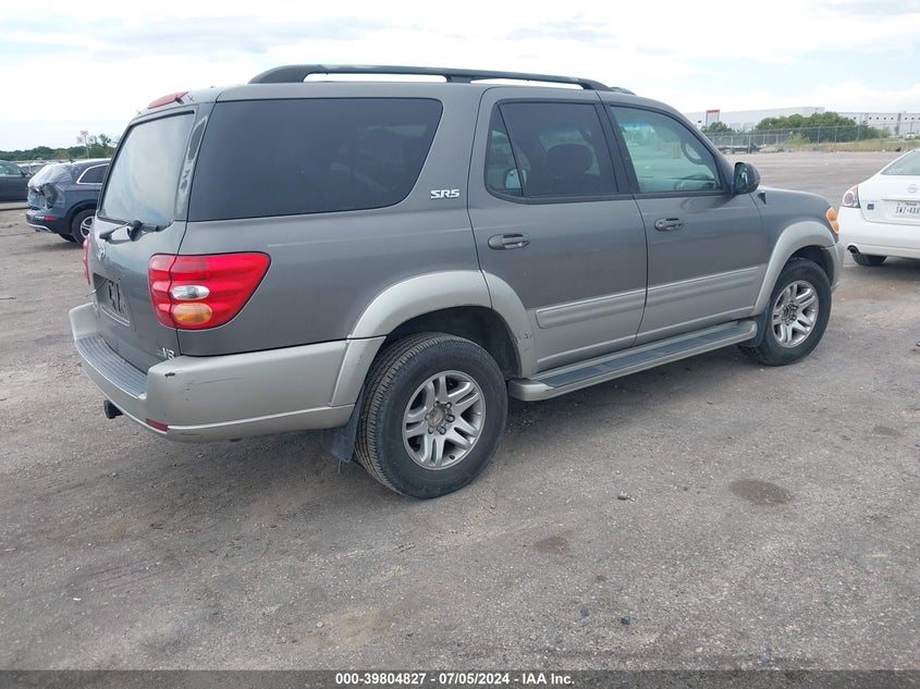 2003 Toyota Sequoia Sr5 V8 VIN: 5TDZT34A93S204008 Lot: 39804827