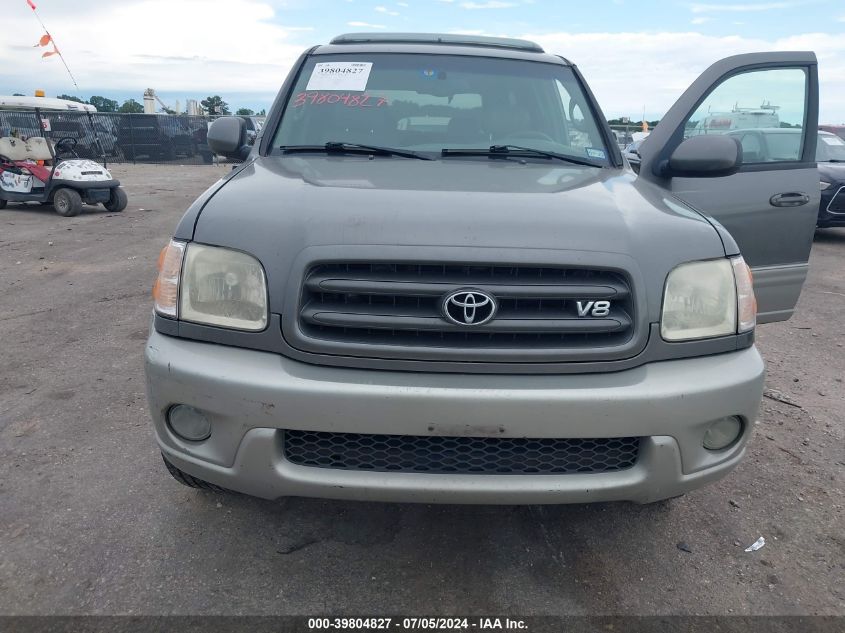 2003 Toyota Sequoia Sr5 V8 VIN: 5TDZT34A93S204008 Lot: 39804827