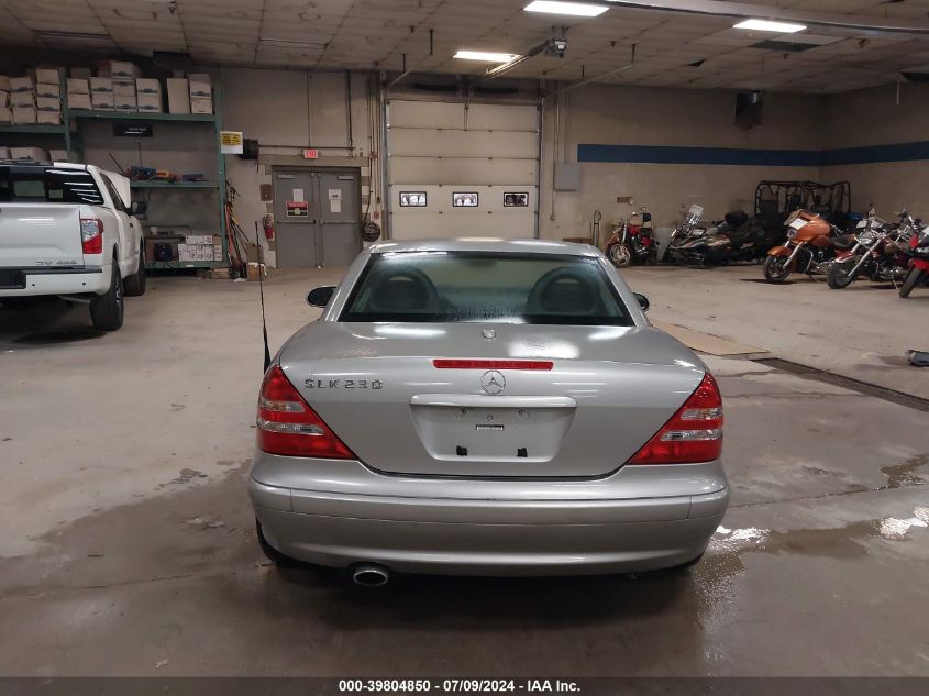 2003 Mercedes-Benz Slk 230 Kompressor VIN: WDBKK49F43F279793 Lot: 39804850