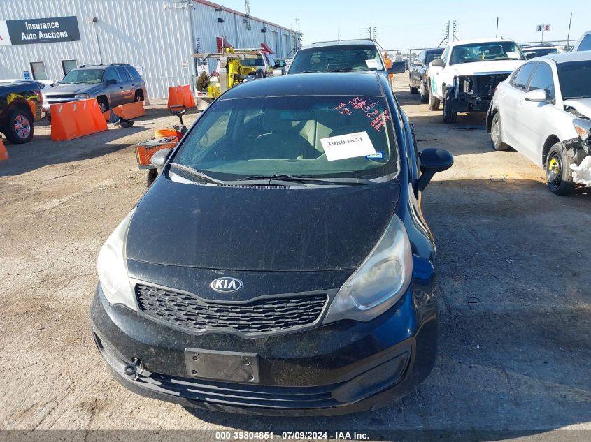 2014 Kia Rio Lx VIN: KNADM4A3XE6407055 Lot: 39804851