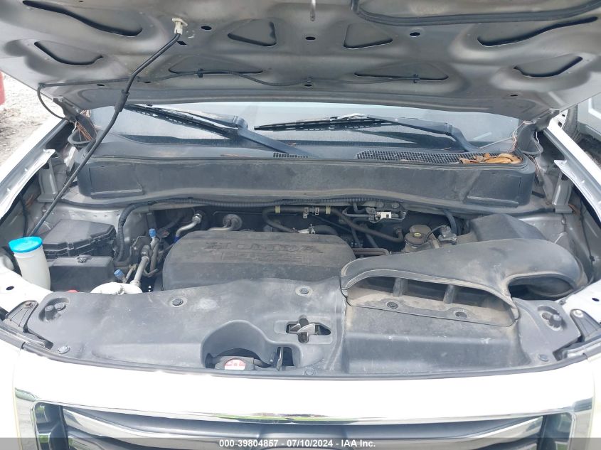 2012 Honda Pilot Exln VIN: 5FNYF3H71CB016850 Lot: 39804857