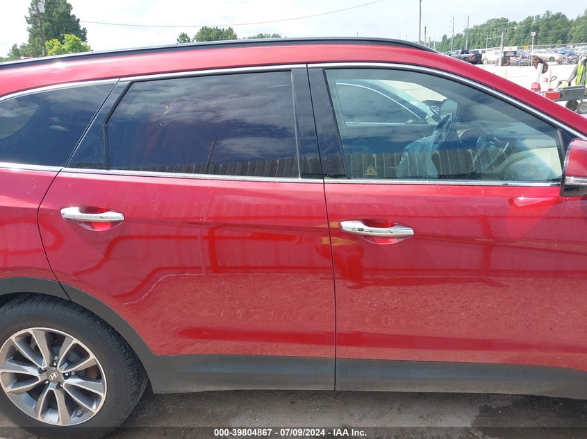 2017 Hyundai Santa Fe Se VIN: KM8SN4HF8HU184999 Lot: 39804867