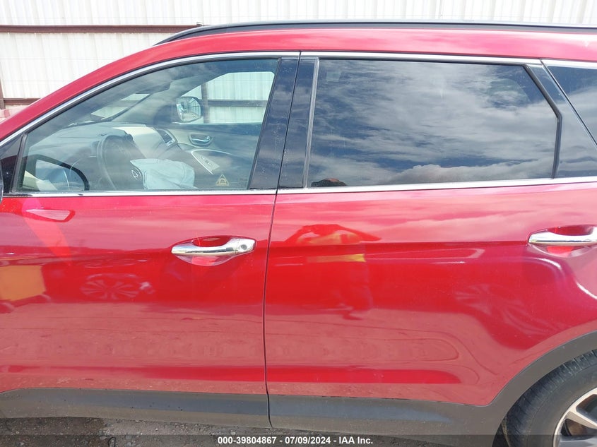 2017 Hyundai Santa Fe Se VIN: KM8SN4HF8HU184999 Lot: 39804867