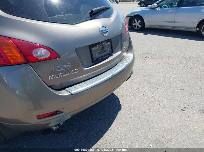 2009 Nissan Murano Sl VIN: JN8AZ18W79W215060 Lot: 39804869