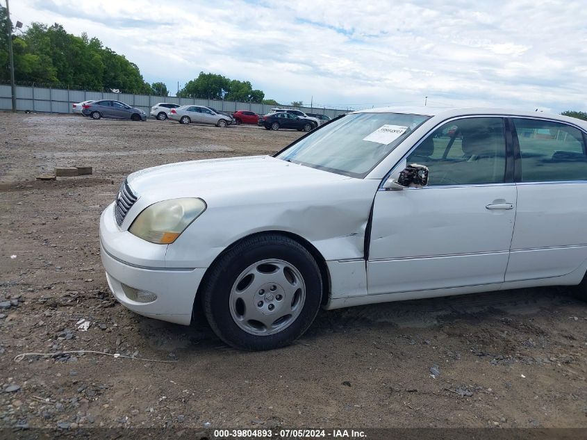 2001 Lexus Ls 430 VIN: JTHBN30F710004899 Lot: 39804893