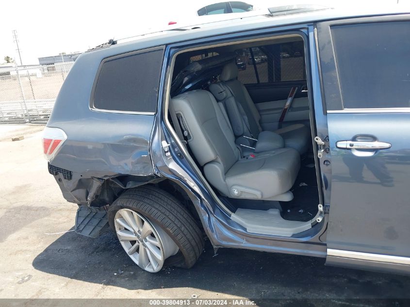 2012 Toyota Highlander Hybrid Limited V6 VIN: JTEDC3EH5C2010228 Lot: 39804913