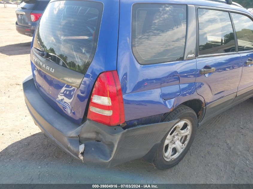 2004 Subaru Forester 2.5X VIN: JF1SG63634H727671 Lot: 39804916