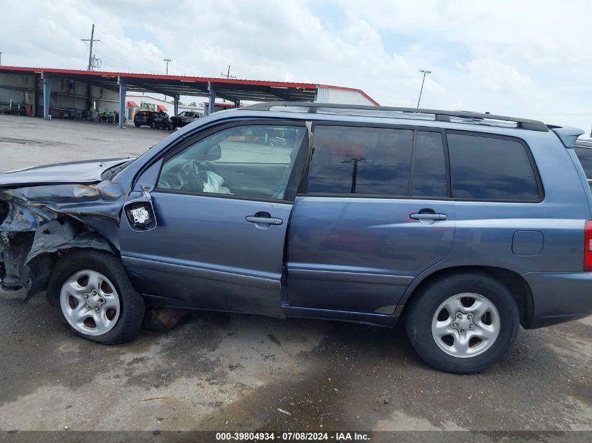 2006 Toyota Highlander VIN: JTEGD21A960135956 Lot: 39804934