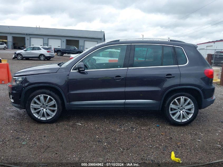 2016 VOLKSWAGEN TIGUAN SE - WVGAV7AX5GW514326