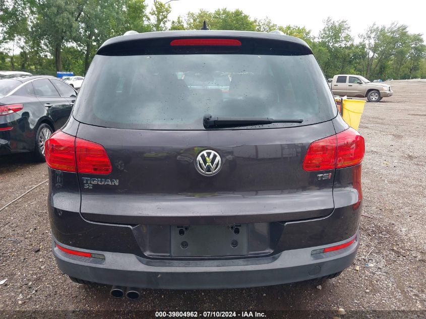 2016 Volkswagen Tiguan Se VIN: WVGAV7AX5GW514326 Lot: 39804962