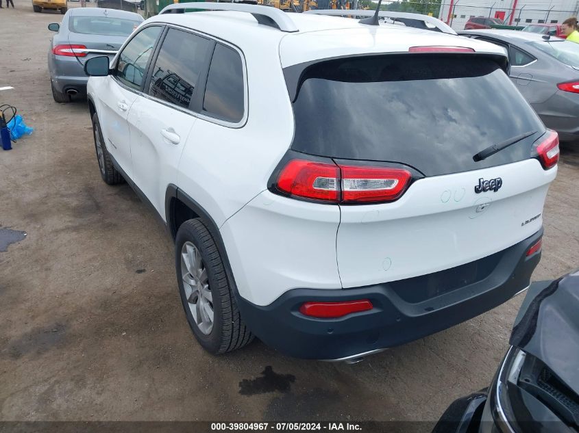 2018 Jeep Cherokee Limited VIN: 1C4PJLDBXJD568324 Lot: 39804967