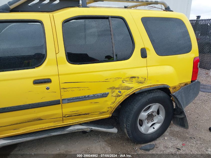 2001 Nissan Xterra Se VIN: 5N1ED28T81C588309 Lot: 39804982